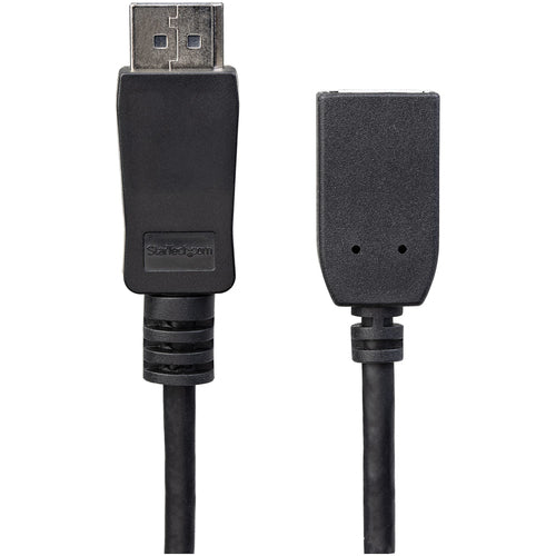 StarTech.com 6ft (2m) DisplayPort Extension Cable - 4K x 2K Video - DisplayPort Male to Female Extension Cable - DP 1.2 Extender Cable / Cord - DP to DP Cable with Latching DP Connector