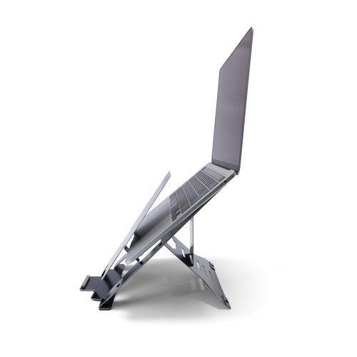 R-Go Tools Laptop stand R-Go Riser Document, ergonomic, foldable and adjustable stand with document holder, black