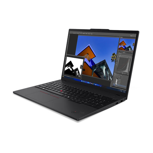Lenovo ThinkPad T16 Gen 3 Intel Core Ultra 5 135U Laptop 40.6 cm (16") WUXGA 16 GB DDR5-SDRAM 256 GB SSD Wi-Fi 6E (802.11ax) Windows 11 Pro Black