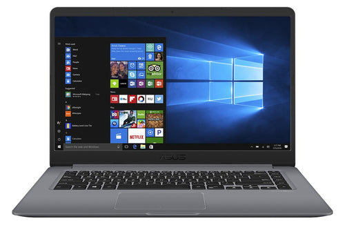 ASUS Vivobook S15 S510UN-DB55 laptop Intel® Core™ i5 i5-8250U 39.6 cm (15.6") Full HD 4 GB DDR4-SDRAM 1 TB HDD NVIDIA® GeForce® MX150 Wi-Fi 5 (802.11ac) Windows 10 Home Grey