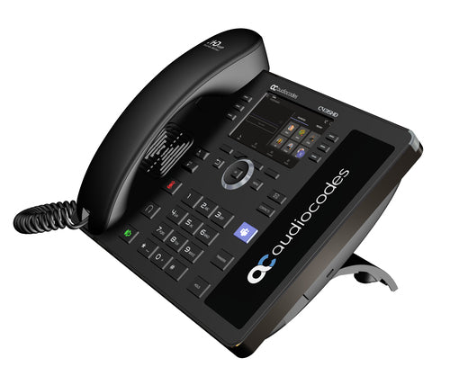 AudioCodes Teams C435HD-R IP-Phone PoE GbE with an external power supply black