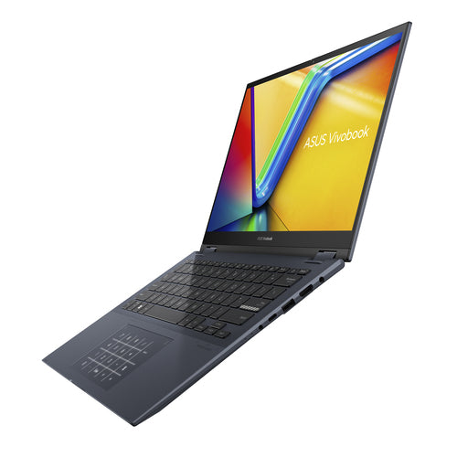 ASUS Vivobook S14 Flip TN3402QA-DB56T AMD Ryzen™ 5 5600H Hybrid (2-in-1) 35.6 cm (14") Touchscreen WUXGA 16 GB DDR4-SDRAM 512 GB SSD Wi-Fi 6 (802.11ax) Windows 11 Home Blue