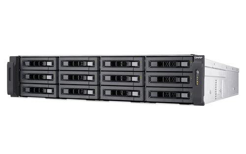 QNAP TES-1885U NAS Rack (2U) Intel® Xeon® D D-1531 64 GB DDR4 0 TB QNAP Enterprise System Black