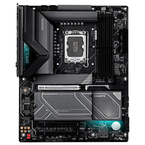 GIGABYTE Z890 EAGLE WIFI7 PLUS Motherboard - Supports Intel Core Ultra (Series 2) CPUs, 14+1+2 phases VRM, up to 9466MHz DDR5 (OC), 1xPCIe 5.0 + 3xPCIe 4.0, Wi-Fi 7, 2.5GbE LAN, USB 4