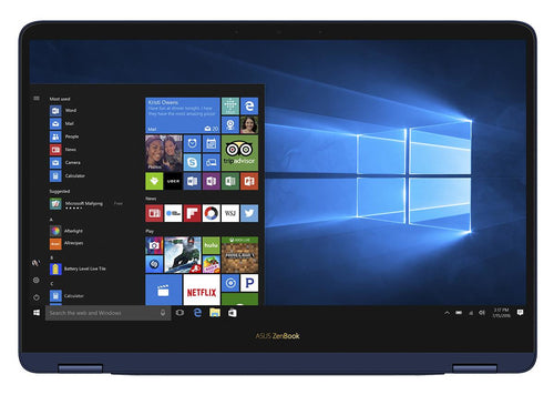 ASUS Zenbook Flip UX370UA-XH74T-BL laptop Intel® Core™ i7 i7-8550U Hybrid (2-in-1) 33.8 cm (13.3") Touchscreen Full HD 16 GB LPDDR3-SDRAM 512 GB SSD Wi-Fi 5 (802.11ac) Windows 10 Pro Blue