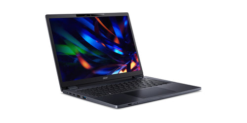 Acer TravelMate P4 TMP414-53G-78YY Intel® Core™ i7 i7-1355U Laptop 35.6 cm (14") WQXGA 32 GB DDR4-SDRAM 512 GB SSD NVIDIA GeForce RTX 2050 Wi-Fi 6 (802.11ax) Windows 11 Pro Blue