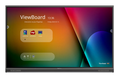 Viewsonic IFP8652-1C-E1 interactive whiteboard 2.17 m (85.6") 3840 x 2160 pixels Touchscreen Black USB