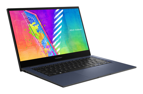 ASUS Vivobook Go 14 Flip J1400KA-DS04T Intel® Celeron® N N4500 Hybrid (2-in-1) 35.6 cm (14") Touchscreen Full HD 4 GB DDR4-SDRAM 128 GB eMMC Wi-Fi 5 (802.11ac) Windows 11 Home in S mode Blue