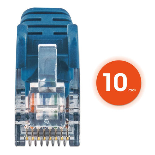 Intellinet 744553 networking cable Blue 0.3 m Cat6 U/UTP (UTP)