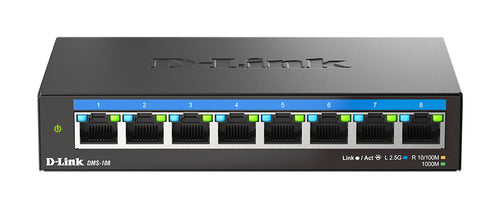 D-Link 8-Port 2.5G Multi-Gigabit Desktop Switch