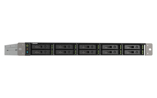 QNAP TS-h1090FU NAS Rack (1U) EPYC 7302P 128 GB DDR4 0 TB QuTS hero Black, Grey