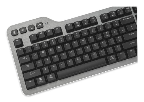 Kensington MK7500F QuietType Pro keyboard Home/Office USB + RF Wireless + Bluetooth QWERTY US English Aluminium, Black
