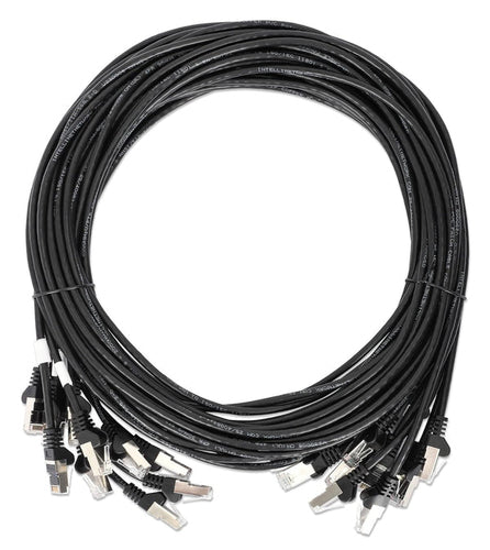 Intellinet 743686 networking cable Black 2 m Cat8.1 U/FTP (STP)