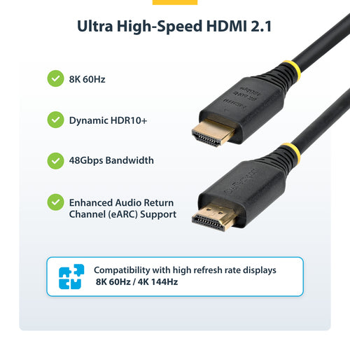 StarTech.com 10ft Ultra High Speed HDMI 2.1