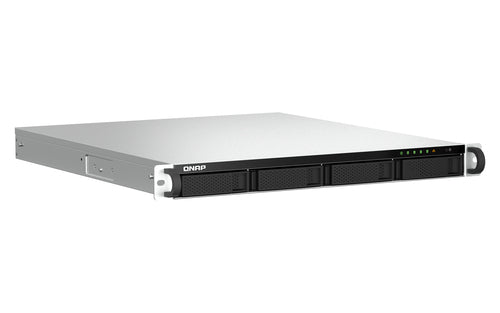 QNAP TS-464U-RP NAS Rack (1U) Intel® Celeron® N5095 8 GB DDR4 0 TB QNAP QTS Aluminium, Black
