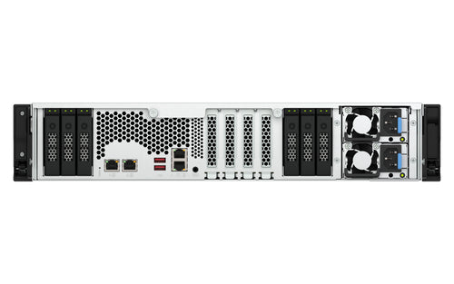 QNAP TS-H3077AFU-R7-64G NAS/storage server Rack (2U) AMD Ryzen™ 5 64 GB DDR5 0 TB QuTS hero Black, Metallic