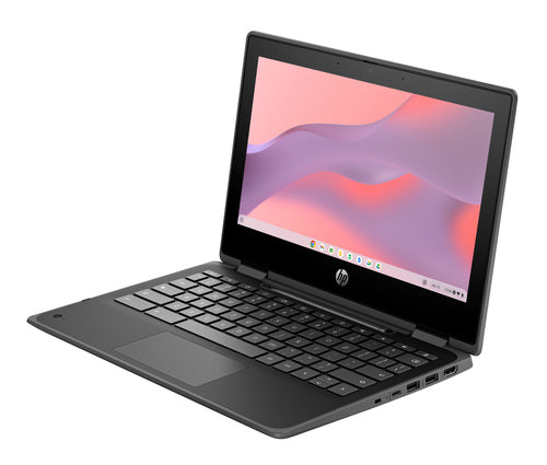 HP Fortis Flip G1i Intel® N N250 Chromebook 29.5 cm (11.6") Touchscreen HD 64 GB LPDDR5x-SDRAM 128 GB UFS Wi-Fi 6E (802.11ax) ChromeOS Black