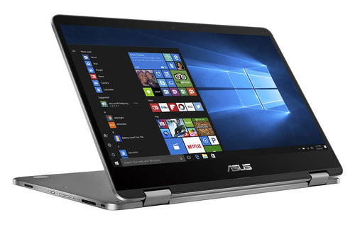 ASUS Vivobook Flip TP401CA-DHM4T laptop Intel® Core™ m3 m3-7Y30 Hybrid (2-in-1) 35.6 cm (14") Touchscreen 4 GB LPDDR3-SDRAM 64 GB eMMC Wi-Fi 5 (802.11ac) Windows 10 Home Grey