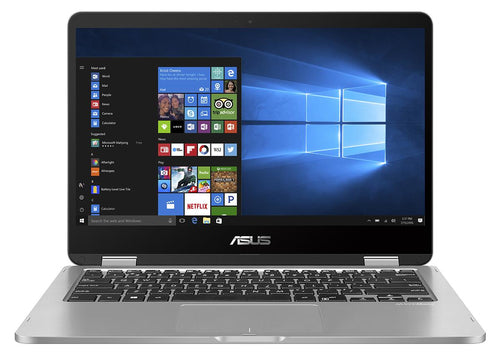 ASUS Vivobook Flip TP401MA-YS02 laptop Intel® Celeron® N4000 Hybrid (2-in-1) 35.6 cm (14") Touchscreen Full HD 4 GB LPDDR4-SDRAM 64 GB eMMC Wi-Fi 5 (802.11ac) Windows 10 S Grey
