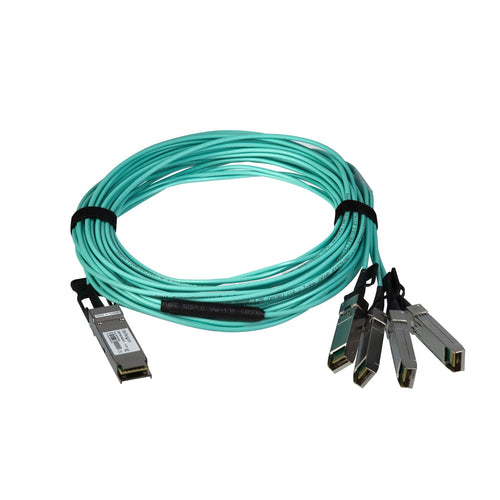 StarTech.com AOC Breakout Cable for Cisco QSFP-4X10G-AOC7M - 7m/23ft 40G 1x QSFP+ to 4x SFP+ AOC Cable - 40GbE QSFP+ Active Optical Fiber - 40Gbps QSFP Plus/Transceiver Module Breakout Cable - C9300 C3850 (QSFP4X10GAO7)~AOC Breakout Cable for Cisco