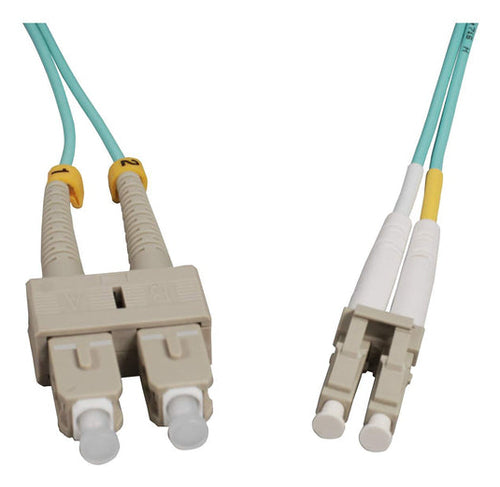 Intellinet 752046 InfiniBand/fibre optic cable 9 m LC SC MMF Aqua colour