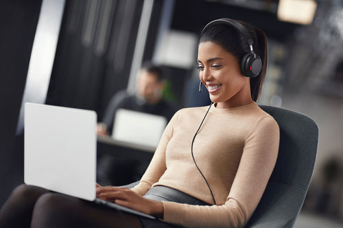 Jabra Evolve2 40 SE Headset Wired Head-band Calls/Music USB Type-C / USB Type-A Black