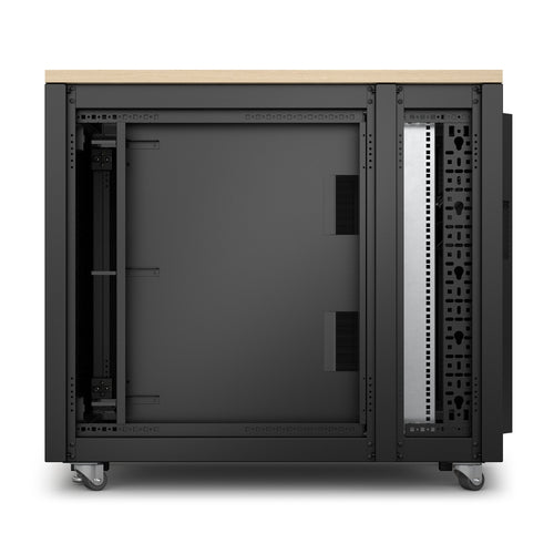 APC AR4017A rack cabinet 17U Freestanding rack Black, Maple colour