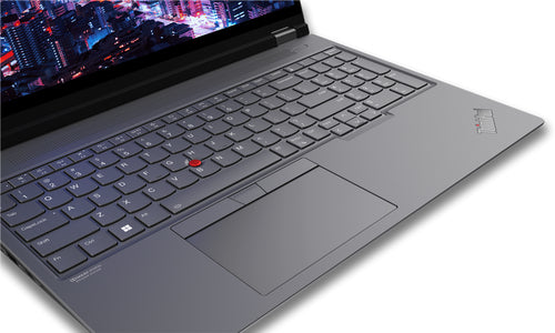 Lenovo ThinkPad P16 Gen 2 Intel® Core™ i7 i7-13700HX Mobile workstation 40.6 cm (16") WQXGA 16 GB DDR5-SDRAM 512 GB SSD NVIDIA RTX A1000 Wi-Fi 6E (802.11ax) Windows 11 Pro US English Grey, Black