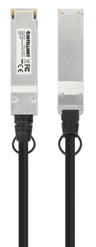 Intellinet 3m 40G QSFP+ Passive Direct Attach Copper Twinax Cable 30AWG MSA QSFP-H40G-CU3M compatible