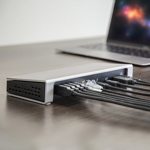 StarTech.com Thunderbolt 3 Dock - Dual Monitor 4K 60Hz TB3 Laptop Docking Station with DisplayPort - 85W Power Delivery Charging - 6-Port USB 3.0 Hub, SD 4.0, GbE, Audio - Windows & Mac