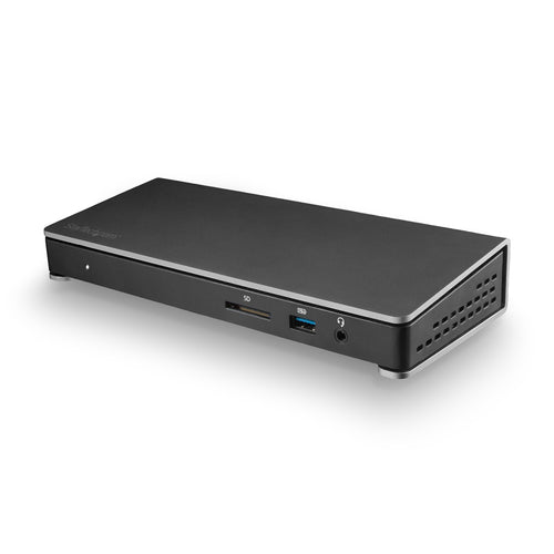StarTech.com Thunderbolt 3 Dock - Dual Monitor 4K 60Hz TB3 Laptop Docking Station with DisplayPort - 85W Power Delivery Charging - 6-Port USB 3.0 Hub, SD 4.0, GbE, Audio - Windows & Mac