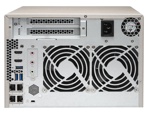 QNAP TVS-673e NAS Tower AMD Embedded R-Series SoC RX-421BD 4 GB DDR4 0 TB QNAP Turbo System Gold