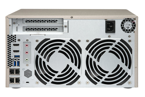 QNAP TVS-873e NAS Tower AMD Embedded R-Series SoC RX-421BD 4 GB DDR4 0 TB QNAP Turbo System Gold