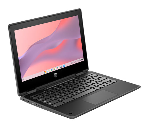 HP Fortis Flip G1i Intel® N N150 Chromebook 29.5 cm (11.6") Touchscreen HD 8 GB LPDDR5x-SDRAM 128 GB UFS Wi-Fi 6E (802.11ax) ChromeOS Black