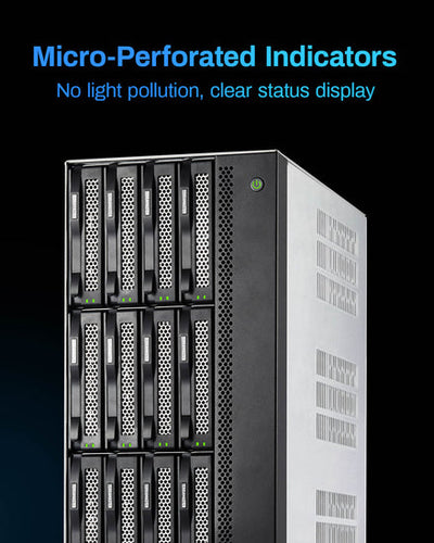 TerraMaster T12-500 Pro NAS Mini Tower Intel® Core™ i7 16 GB DDR5 0 TB Grey