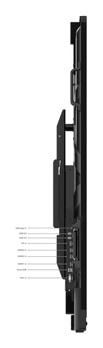 Lenovo ThinkVision T86 computer monitor 2.18 m (86") 3840 x 2160 pixels 4K Ultra HD Touchscreen Black
