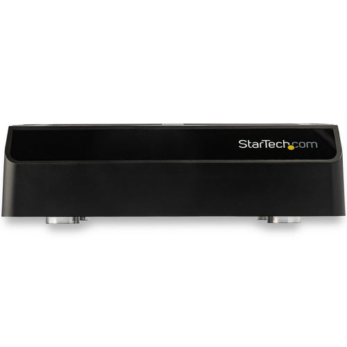 StarTech.com 4-Bay USB to SATA Hard Drive Docking Station, USB 10Gbps, External 2.5" & 3.5" SSD / HDD Dock, SATA III, Hot-Swap Hard Drive Bay, Top-Loading