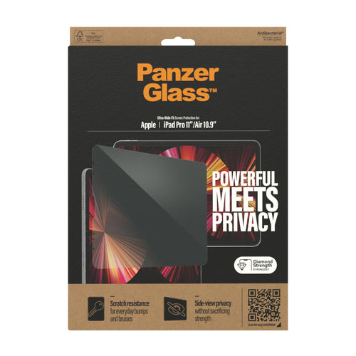 PanzerGlass ® Privacy Screen Protector iPad Pro 11″ (2018, 2020-2022, 2024) | Air 10.9'' (2020, 2022) Clear screen protector Apple 1 pc(s)