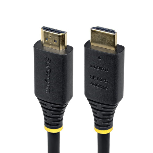 StarTech.com 2m (6ft) Certified Ultra High Speed HDMI Cable, 8K 60Hz/4K 120Hz, HDMI 2.1 Cable with HDR10+ / eARC, 48Gbps, 8K HDMI Cord for Monitor/TV/Display, Flexible TPE Jacket