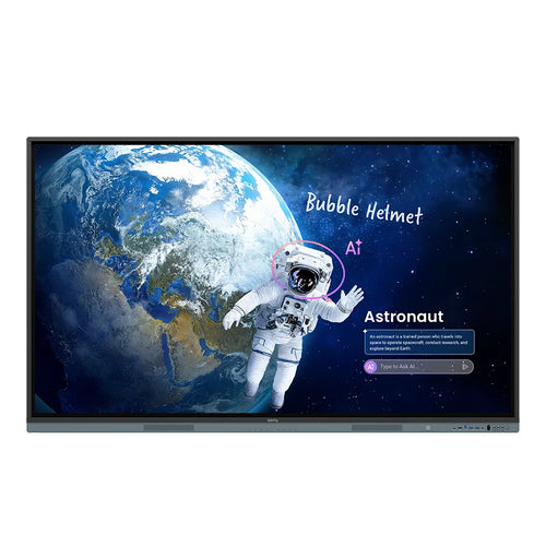 BenQ RM8605 interactive whiteboard 190.5 cm (75") 3840 x 2160 pixels Touchscreen Black