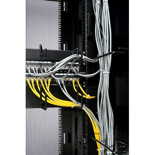 APC NetShelter Cable Management, Mounting Rail Brush Strips, Set of 6, for NetShelter SX 750 mm Wide, Black, 76 x 114 x 13 mm