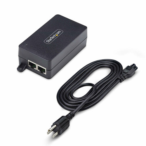 StarTech.com 1-Port Gigabit PoE+ Injector, 10M/100M/1G Ethernet, PoE/PoE+ (802.3af/802.3at), 30W Power Budget, Wall Mountable, Unmanaged Inline Power Over Ethernet