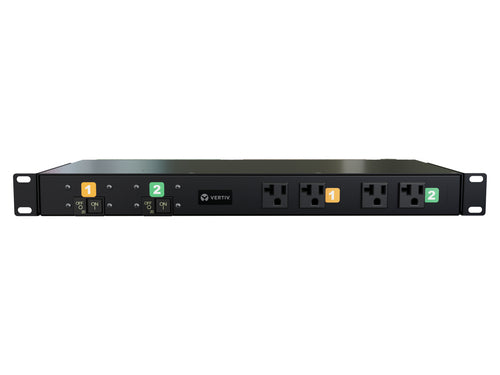 Vertiv MN00X1R1-16MCQ9-3TL14A0A10-S power distribution unit (PDU) 16 AC outlet(s) 1U Black