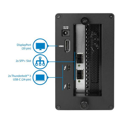 StarTech.com Thunderbolt 3 to 10GbE Fiber Network Chassis 2 Port