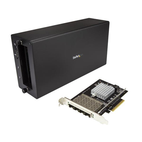 StarTech.com Thunderbolt 3 to 10GbE Fiber Network Chassis 4 Port