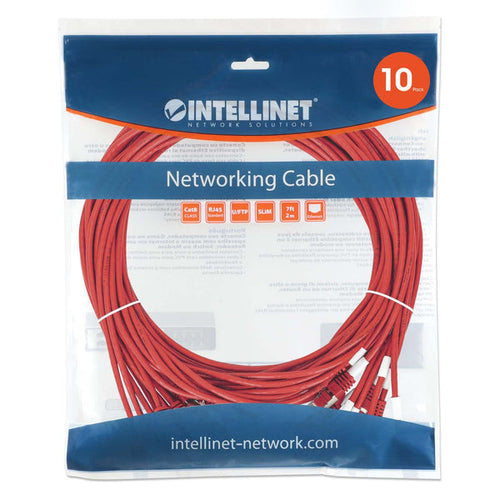 Intellinet 745512 networking cable Red 0.15 m Cat8.1 U/FTP (STP)