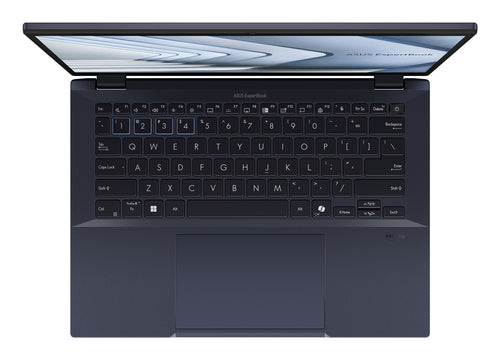 ASUS ExpertBook B5 B5404CMA-XS76T Intel Core Ultra 7 155H Laptop 35.6 cm (14") Touchscreen WQXGA 32 GB DDR5-SDRAM 512 GB SSD Wi-Fi 6E (802.11ax) Windows 11 Pro Black