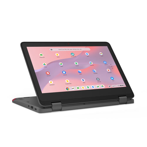 Lenovo 300e Yoga Chromebook Gen 4 MediaTek Kompanio 520 29.5 cm (11.6") Touchscreen HD 4 GB LPDDR4x-SDRAM 32 GB eMMC Wi-Fi 6 (802.11ax) ChromeOS English Grey