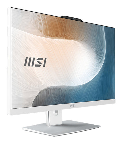 MSI Modern AM242TP 1M-1200US Intel Core 3 100U 60.5 cm (23.8") 1920 x 1080 pixels Touchscreen All-in-One PC 8 GB DDR5-SDRAM 512 GB SSD Windows 11 Home Wi-Fi 6E (802.11ax) White