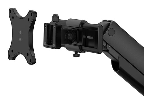 Neomounts DS65S-950BL2 Monitor arm 24-34" - gas spring - Topfix - multi-adjustable - 180°-stop